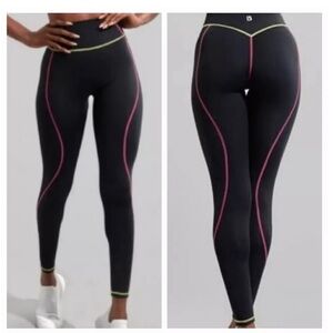 Buffbunny LochNess Athletic Leggings in Black/Multi Size M